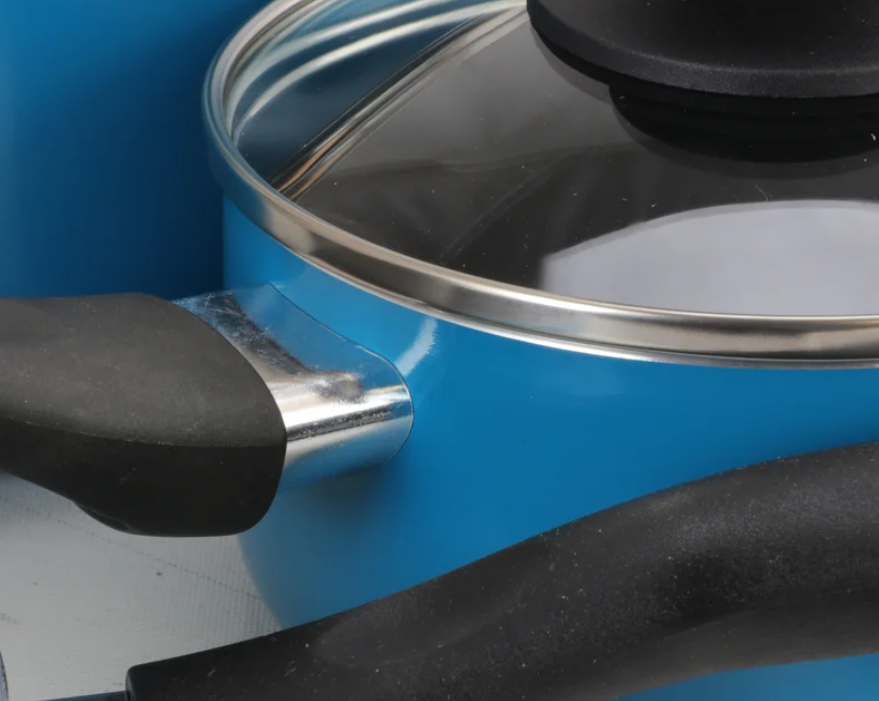 Gibson Home Palmer 8 Piece Non Stick Cookware Set - Image 4