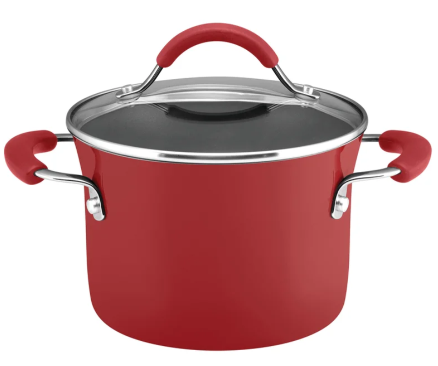 Rachael Ray Cucina Hard Porcelain Enamel Nonstick Multi-Pot / Steamer Set, 3-Quart - Image 5