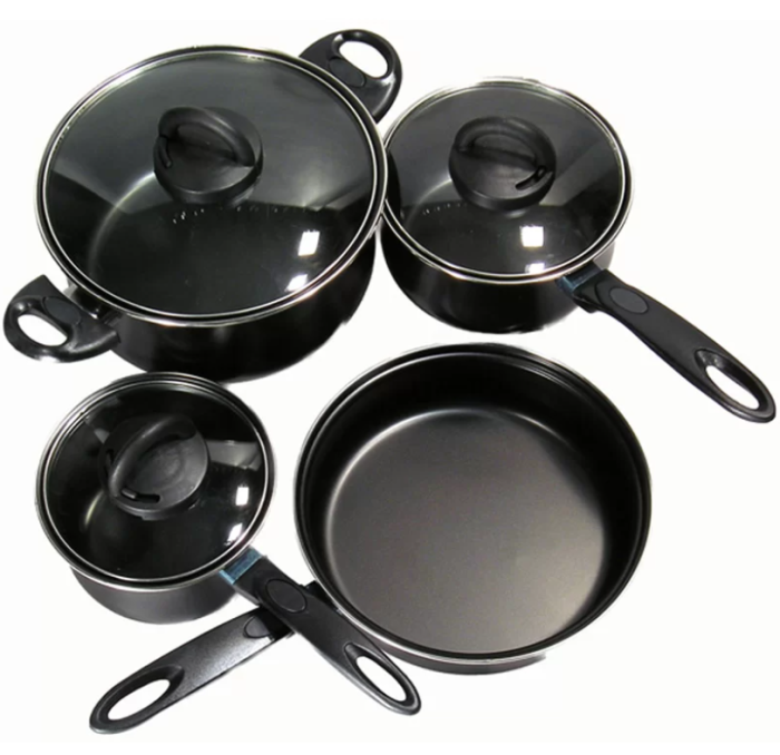 Starcraft 7 Piece Carbon Steel Non Stick Cookware Set