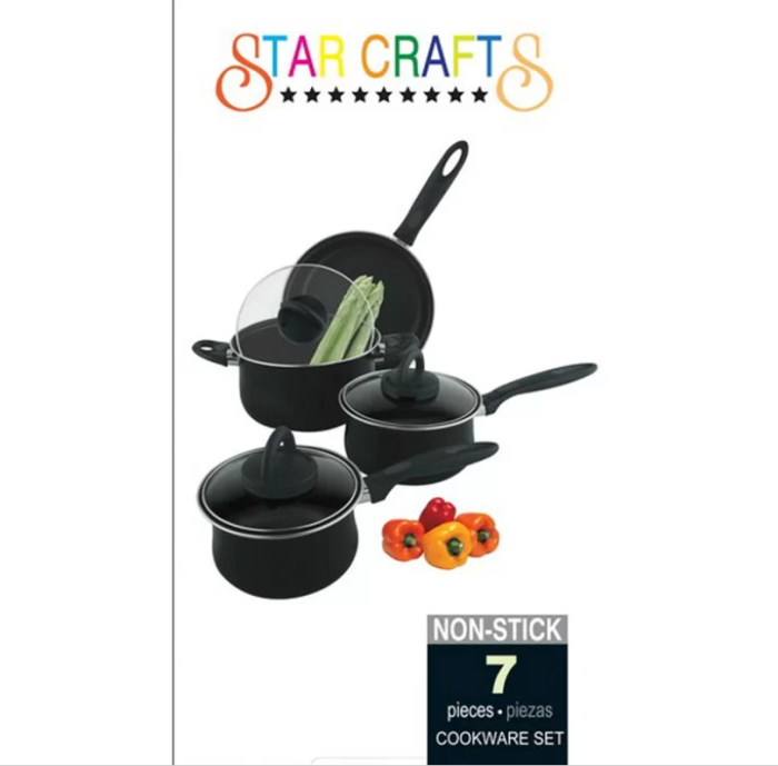 Starcraft 7 Piece Carbon Steel Non Stick Cookware Set - Image 2